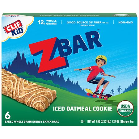 Zbar Organic Kids Snack Bars Iced Oatmeal Cookie