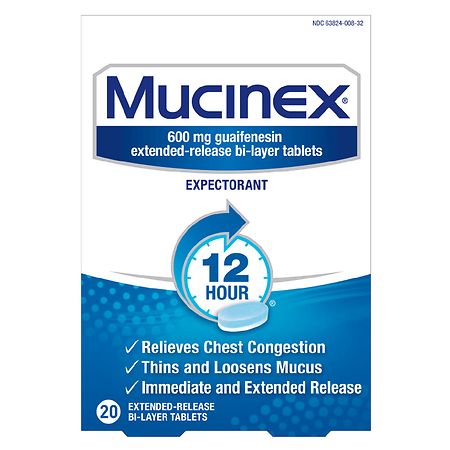  Mucinex Chest Congestion Maximum Strength 12 Hour