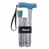 Drive Medical Folding Canes with Glow Gel Grip Handle Light Blue-1