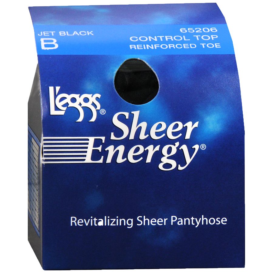 L'eggs Sheer Energy Revitalizing Sheer Pantyhose, Reinforced Toe