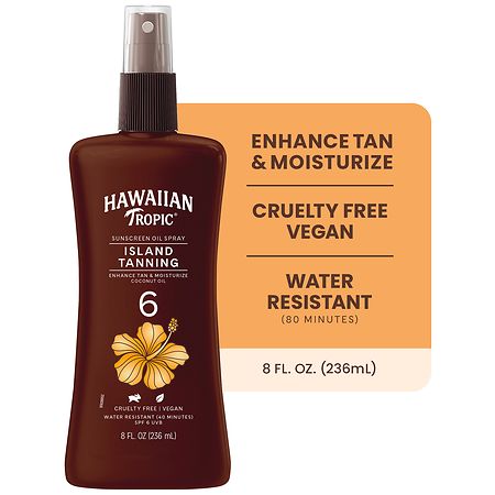 Hawaiian Tropic Dark Tanning Oil SPF6 | Walgreens