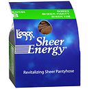 L'eggs Sheer Energy Compression Sheer Tights Size Q+, Suntan