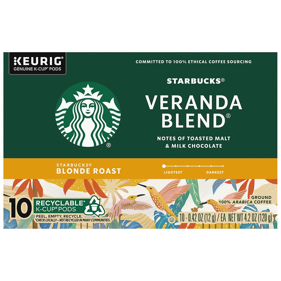 Starbucks Breakfast Blend, Medium Roast K-Cup Coffee Pods, 100