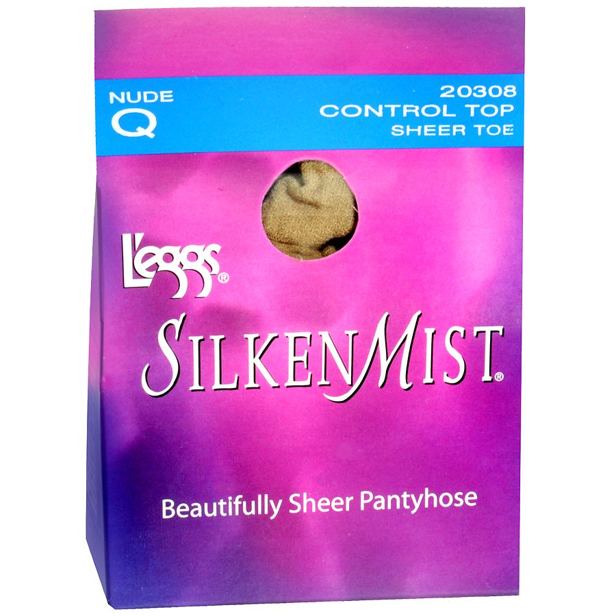 L'eggs Silken Mist Beautifully Sheer Pantyhose, Control Top, Sheer Toe