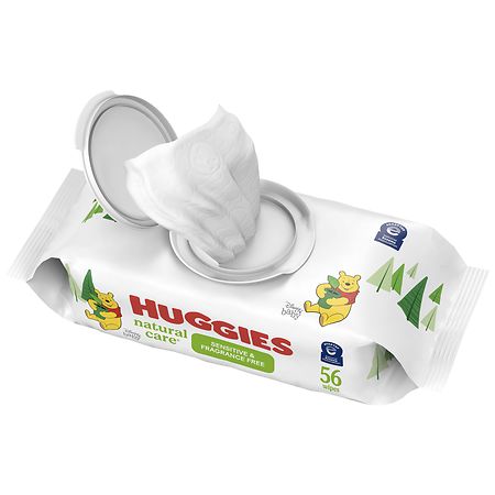 Huggies Natural Care Sensitive Unscented Baby Wipes -(8 pack) 