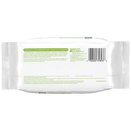 Huggies Baby Wipes, Natural Care Sensitive, UNSCENTED, 10 Flip Top