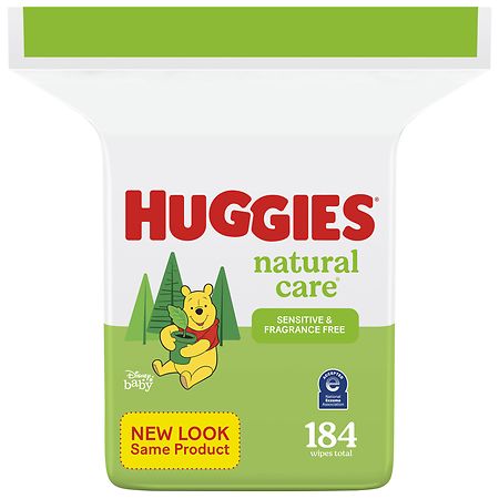 Huggies Natural Care Sensitive Baby Wipes Refill Pack Fragrance Free