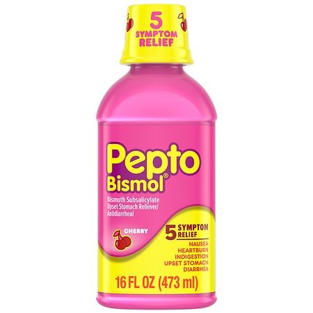 Pepto-Bismol Upset Stomach & Diarrhea Relief Liquid Cherry