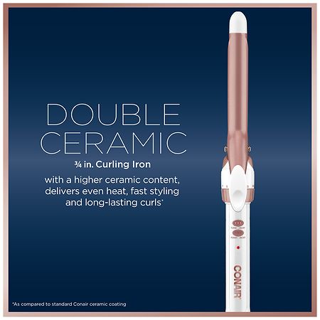 Conair Double Ceramic Curling Iron 3/4"