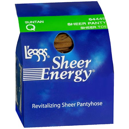 L'eggs Sheer Energy Revitalizing Sheer Pantyhose, Sheer Toe