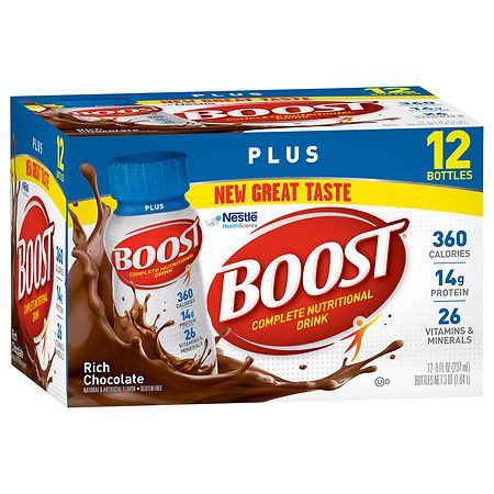 Boost Plus Complete Nutritional Drink Rich Chocolate