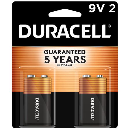 Duracell Coppertop Alkaline Batteries 9V