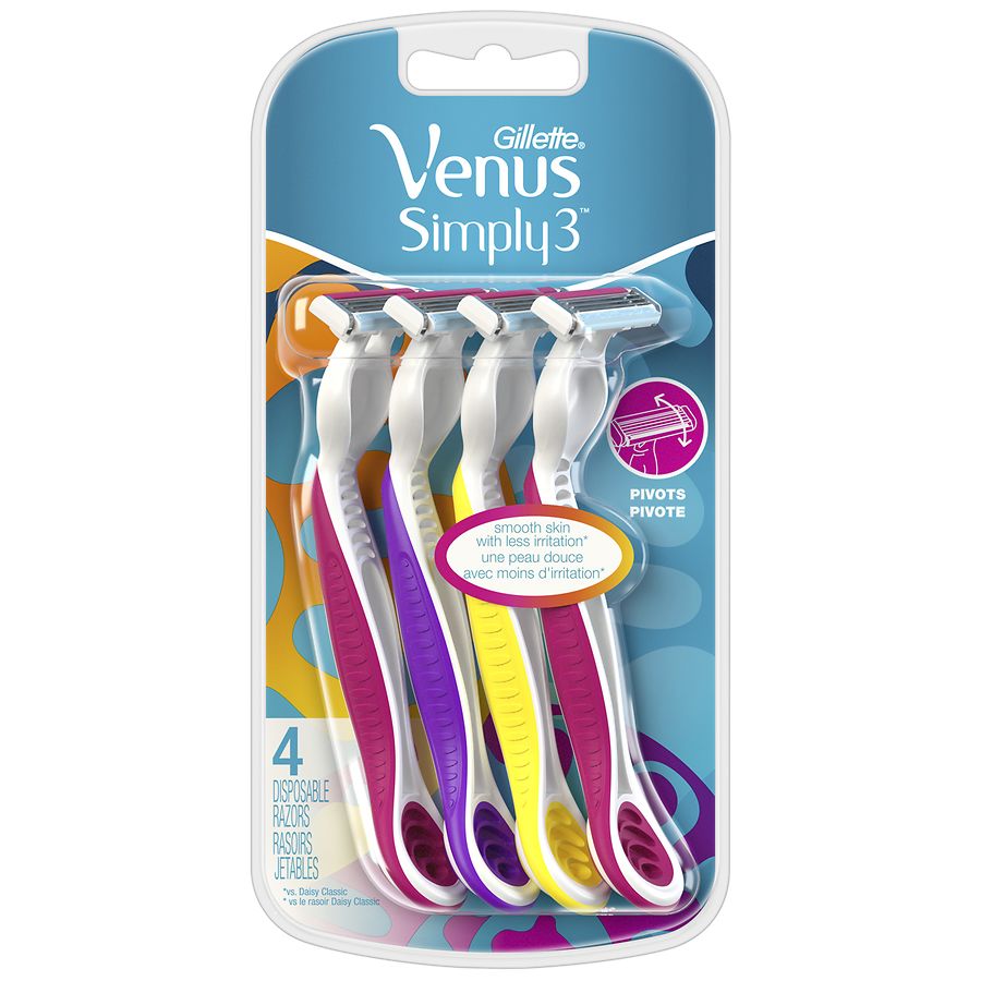 Photo 1 of Venus by Gillette Simply3 Women's Disposable Razors 6 count