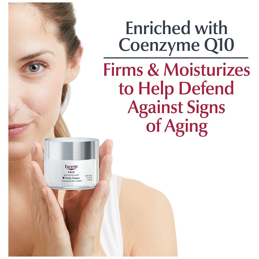Eucerin Q10 Revitalize Anti Wrinkle Face Cream + Biotin