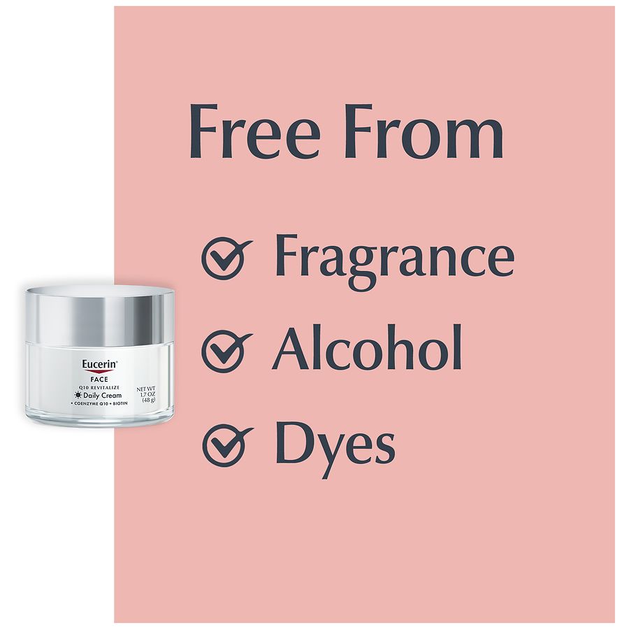 Eucerin Q10 Revitalize Anti Wrinkle Face Cream + Biotin