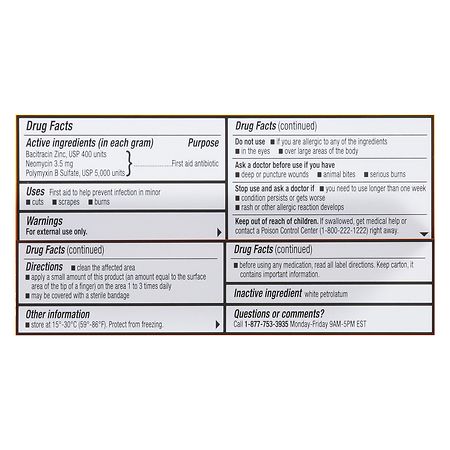 Walgreens Triple Antibiotic Ointment