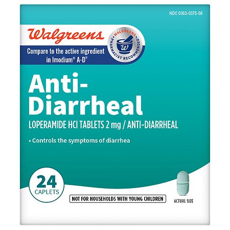 Walgreens Anti-Diarrheal Caplets