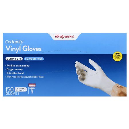 Walgreens Exam Glove Ultra Vinyl One Size