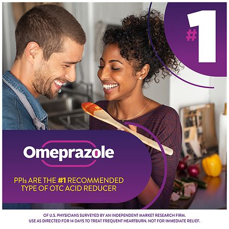 Walgreens Omeprazole Delayed Release Tablets 20 mg, Acid Reducer 42 ct