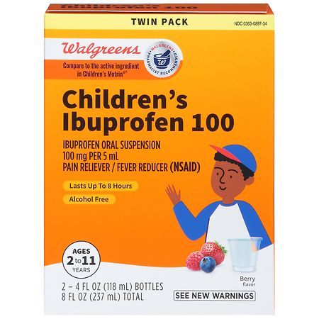 Walgreens Children's Ibuprofen 100 Liquid Berry