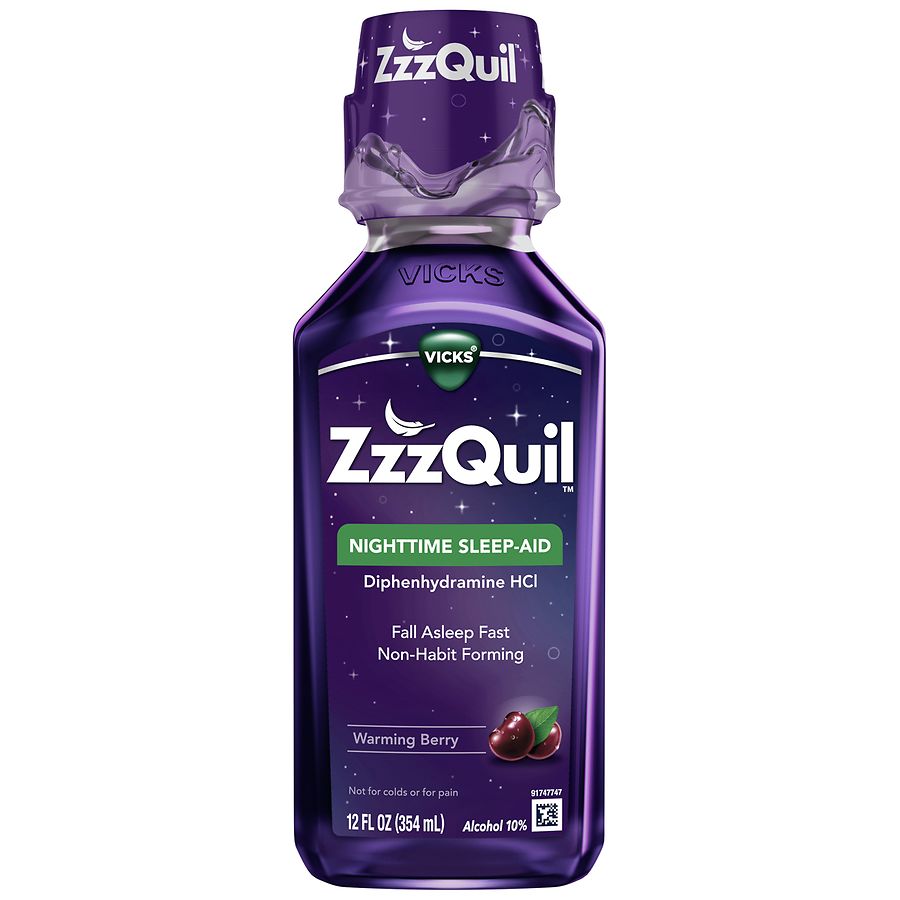 ZzzQuil Nighttime Sleep Aid Warming Berry