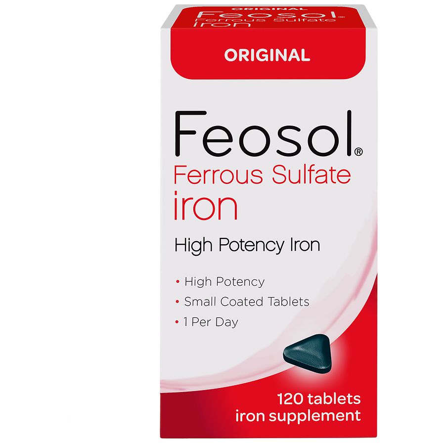 Feosol Original Ferrous Sulfate Iron Supplement Tablets, Feosol Iron Supplements Coupon