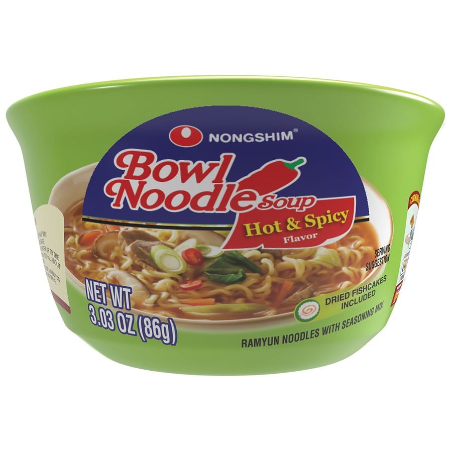 Photo 1 of  BB 05-17-2025    6 BOWL Hot & Spicy Bowl Noodle Soup Hot & Spicy Flavor 