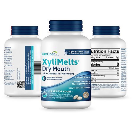 OraCoat, XyliMelts For Dry Mouth, Cinnamon, 40 Discs