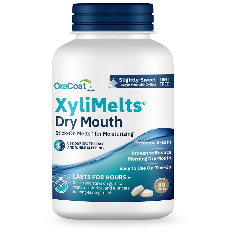 Dry Mouth  OraCoat XyliMelts for Dry Mouth - Mint-free - 120ct Bottle