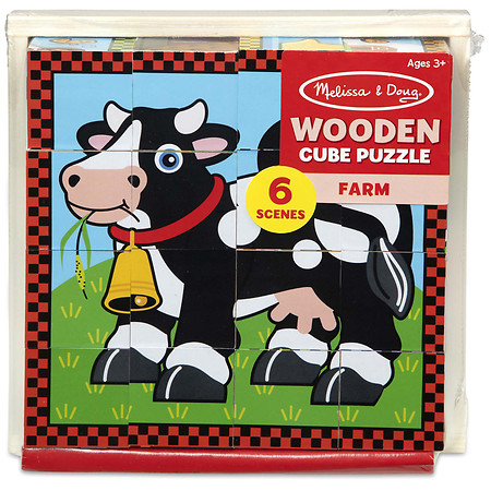 Melissa & Doug Farm Cube Puzzle