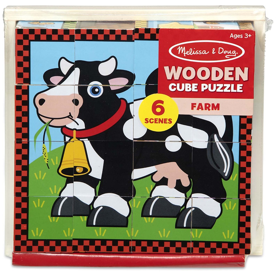 Photo 1 of Melissa & Doug® Farm Cube Puzzle