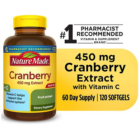 Nature Made Cranberry with Vitamin C Softgels