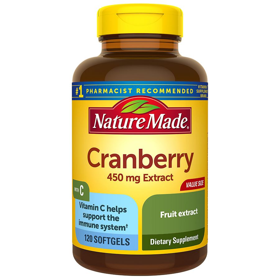 Nature Made Cranberry with Vitamin C Softgels