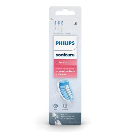 Philips Sonicare Sensitive Replacement Toothbrush Heads White