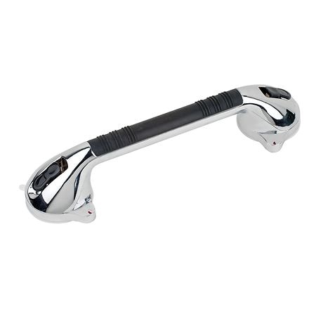 HealthSmart 16" Chrome Grab Bar with BactiX