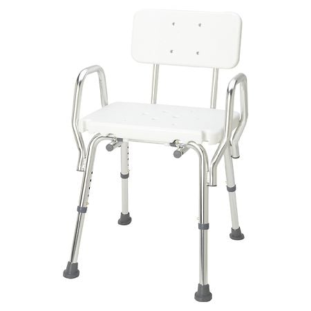 DMI Tub and Shower Chair with Removable Back Rest Gray