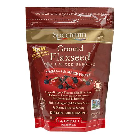 Spectrum Essentials Flaxseed Dietary Supplement Ground