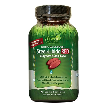 Irwin Naturals Steel-Libido RED max-Blood Flow, Softgels