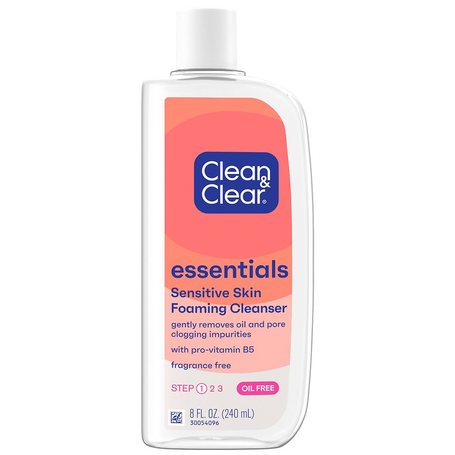 Clean & Clear Essentials Oil-Free Foaming Facial Cleanser Lightly Scented