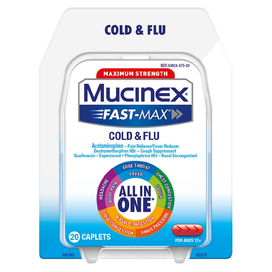 Mucinex Fast-Max Cold & Flu Caplet