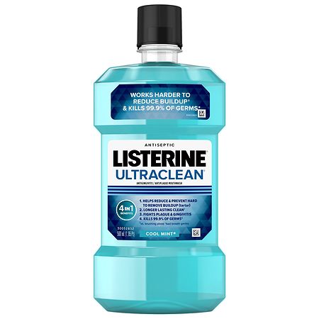 Listerine Ultra Clean Antiseptic Mouthwash, Tartar Cool Mint