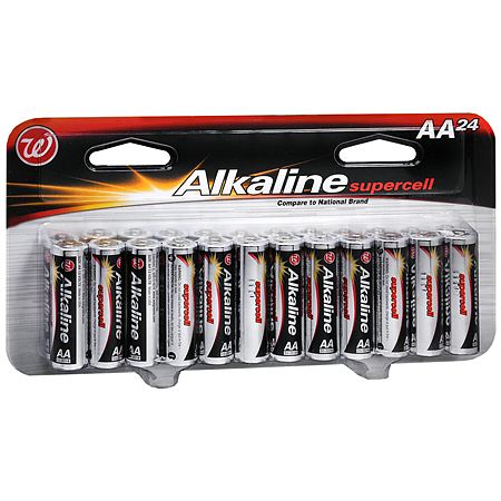 Walgreens Alkaline Supercell Batteries AA