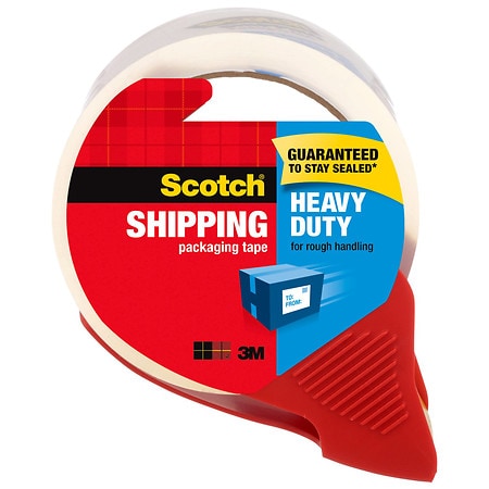 Scotch Heavy Duty Shipping Packaging Tape, 1.88 in x 54.6 yd 1.88 inch x 54.6 yard