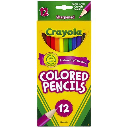 CRAYON SHARP set of colored pencils and sharpener, blue