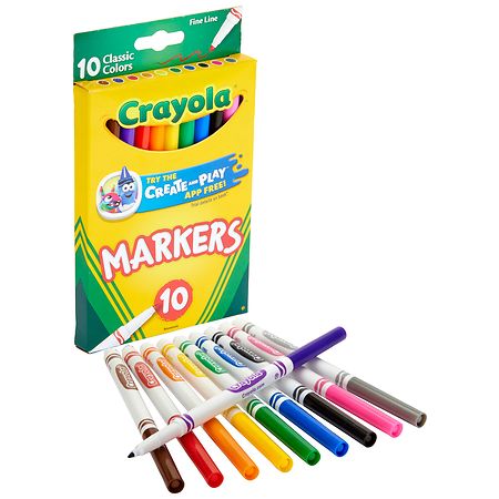 Bargains on Crayola Fine Tip Classic Marker Savings