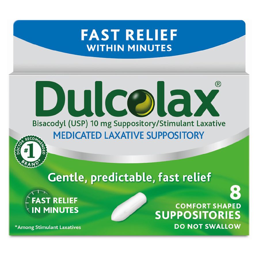 DULCOLAX SUPPOSITORIES (Bisacodyl) Dosage & Rx Info, Uses