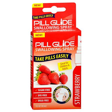Pill Glide Swallowing Spray Strawberry