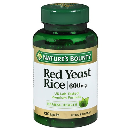 Nature's Bounty Red Yeast Rice 600 mg, Capsules