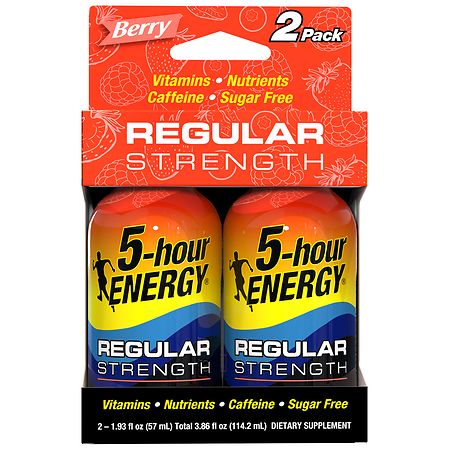 5-Hour ENERGY Shot, Regular Strength Berry