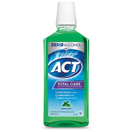ACT Total Care Anticavity Mouthwash Fresh Mint